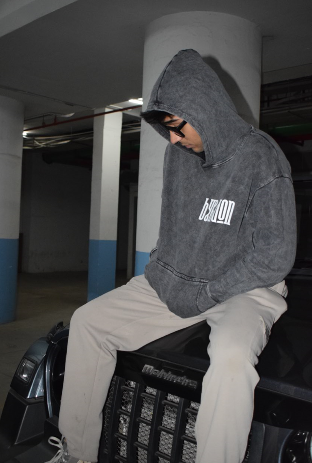 Byrdon acid wash Hoodie